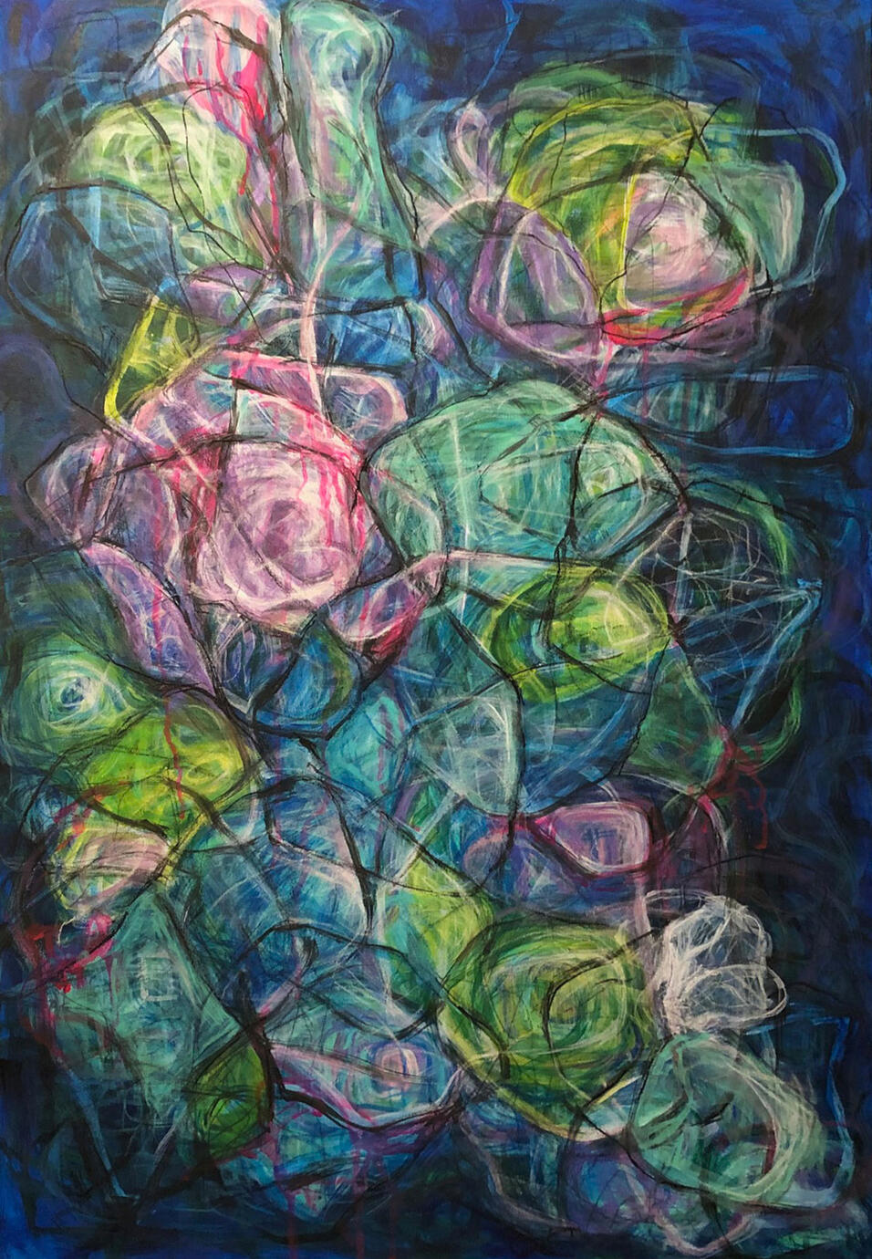 Blessing in Disguise, 24&quot;x36&quot;, Acrylic on Canvas, $432 SOLD